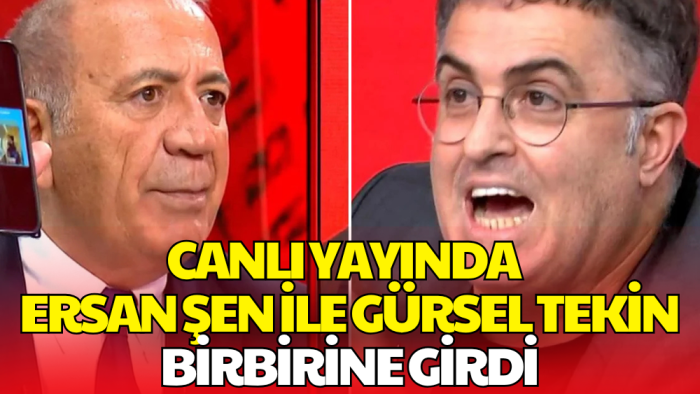 Canlı Yayında Tansiyon Yükseldi! Ersan Şen ile Gürsel Tekin Birbirine Girdi